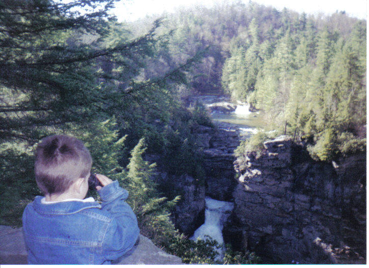 Mike at Linville Gorge 1998